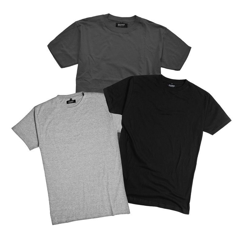 Remeras Lisas Pack x3