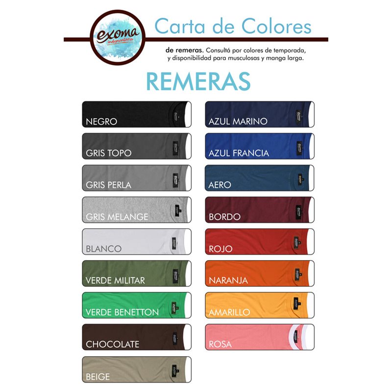 Remeras Unisex Lisas Pack x3