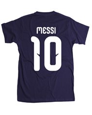 AFA Messi Tricampeon con espalda