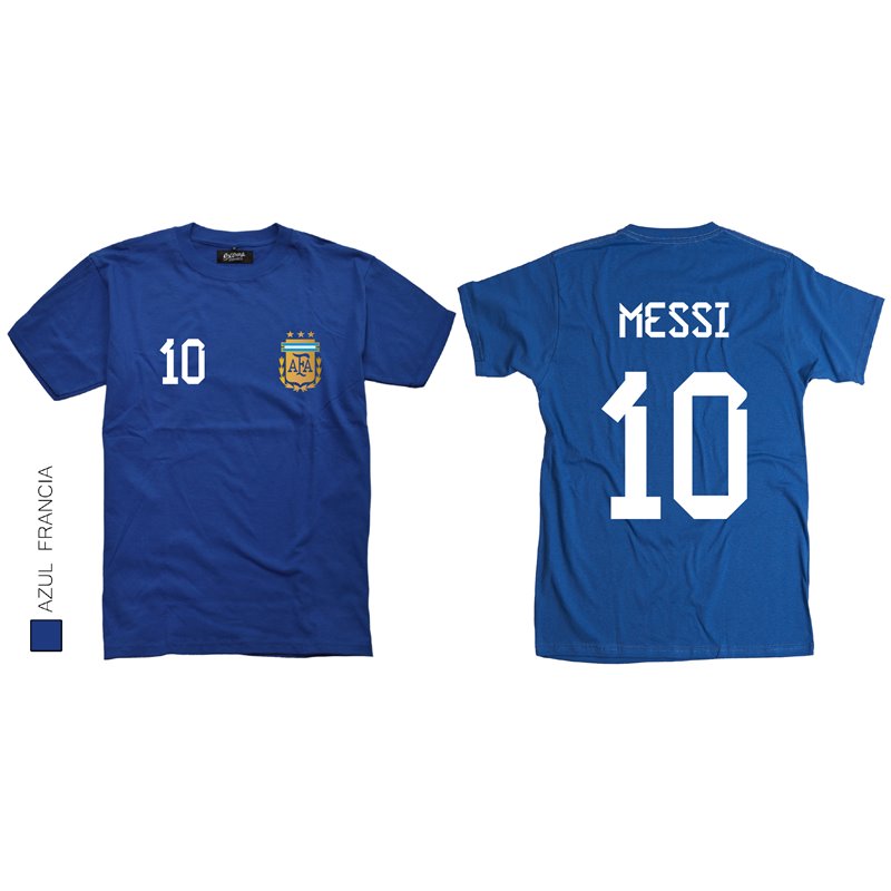 AFA Messi Tricampeon con espalda