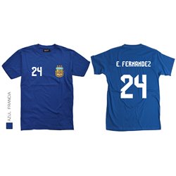 AFA Enzo Fernandez Tricampeon con espalda