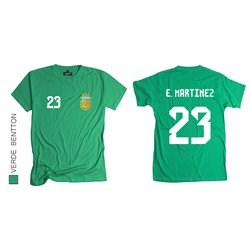 AFA Dibu Martinez Tricampeon con espalda