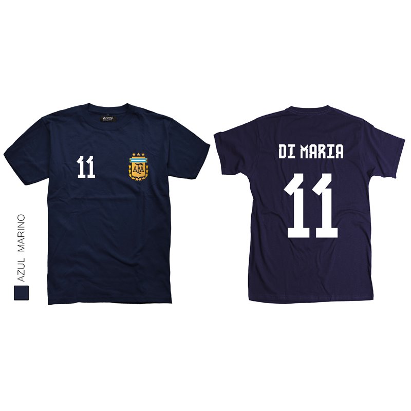 AFA Di Maria Tricampeon con espalda