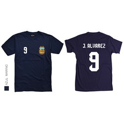 AFA Julián Álvarez Tricampeon con espalda